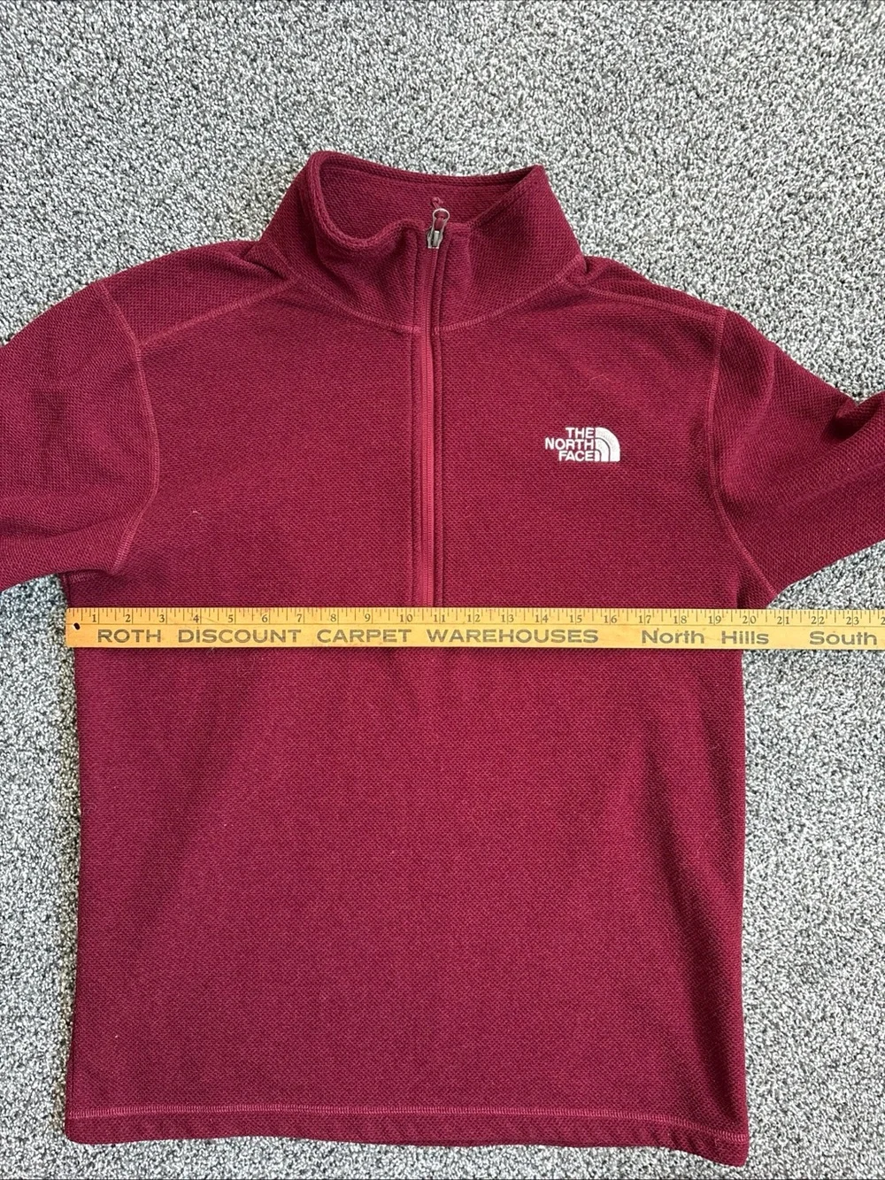 The North Face Men’s Textured Cap Rock Fleece Quarter Zip Fleece Medium